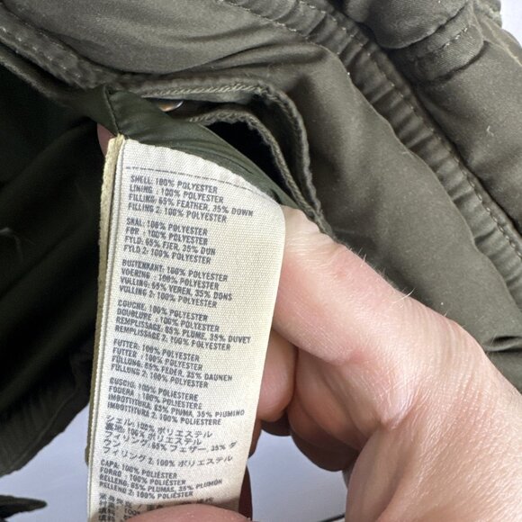 Abercrombie & Fitch Summit Rock Vest Men’s L Down Puffer Vest Olive Green - Picture 7 of 7